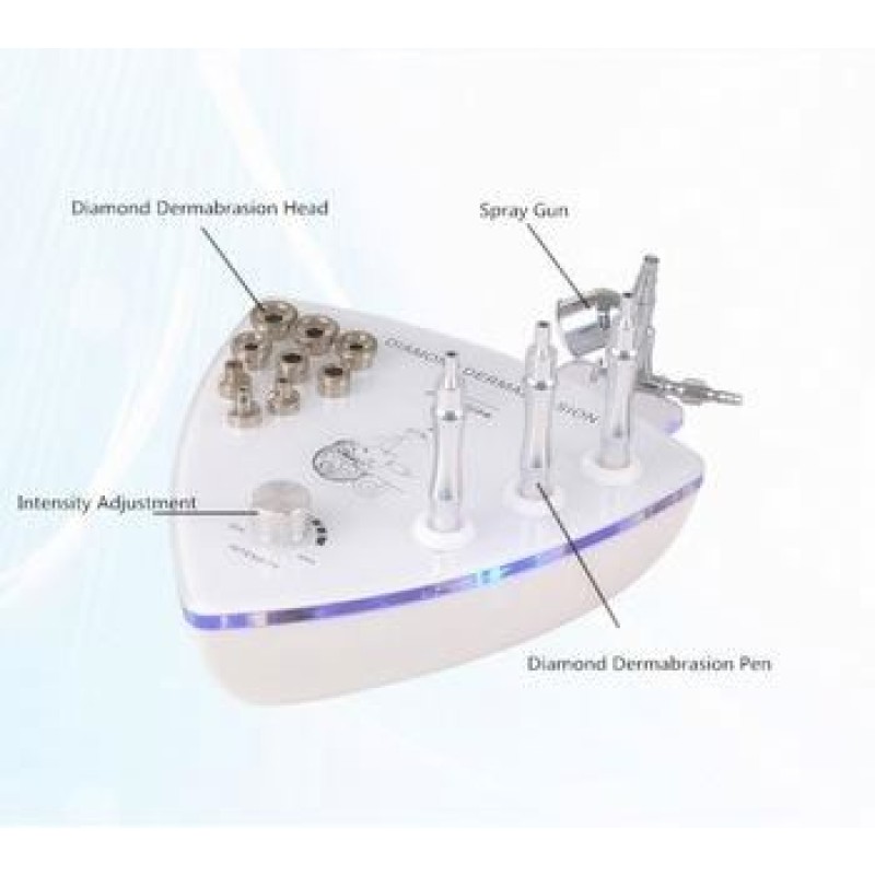 3 in 1 Diamond Dermabrasion Microdermabrasion Machine Safe Skin Rejuvenation & Wrinkle Removal US Plug Beauty Face Exfoliator