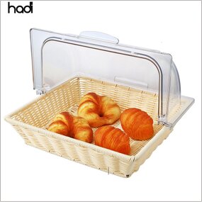 Bread Basket Manufacturer - Cheap Wicker square Natural Woven Basket