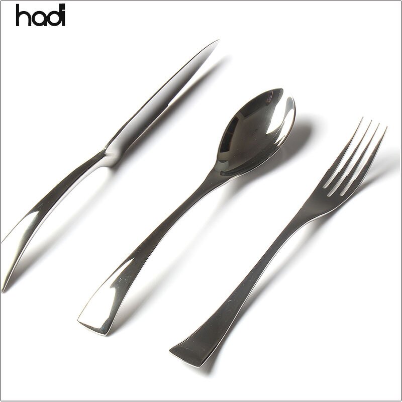 Flatware Set Manufacturer - Matte Black Baroque 304 Stainless Steel Set