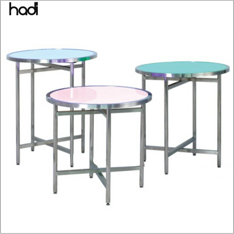 Dining Table Set Manufacturer - Modern LED Light Stainless Steel Set