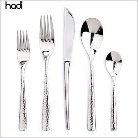 Flatware Set Manufacturer - Modern 304 Stainless Steel Silver Dinnerware