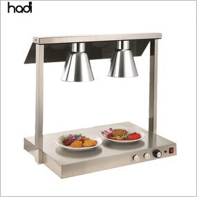 Carving Station Manufacturer - Stainless Steel with 2 Lamp 500W Warmer