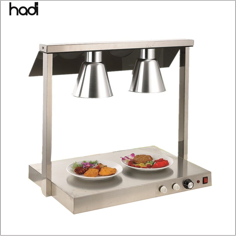 Carving Station Manufacturer - Stainless Steel with 2 Lamp 500W Warmer