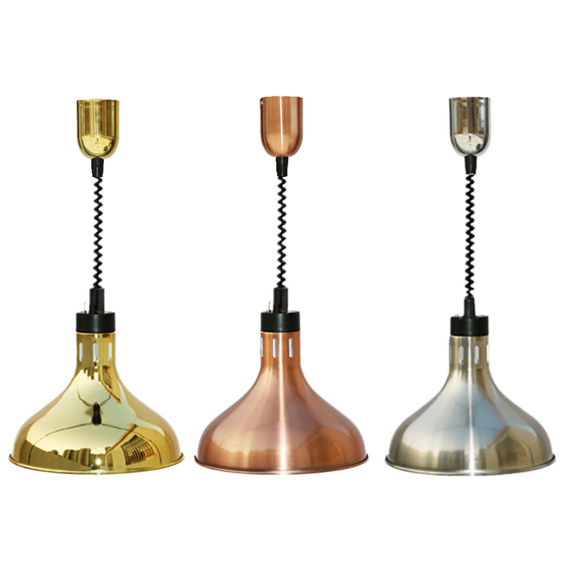 Food Warmer Lamp Manufacturer - Modern Stainless Steel Heated Buffet Lamp