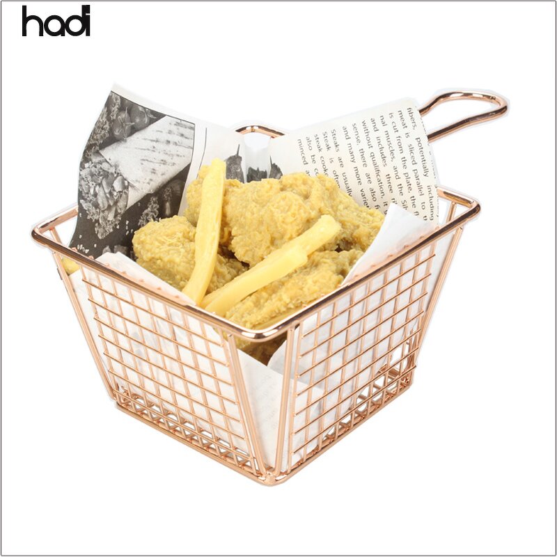 French Fries Basket Manufacturer - Mini Shopping Cart Food Storage Holder