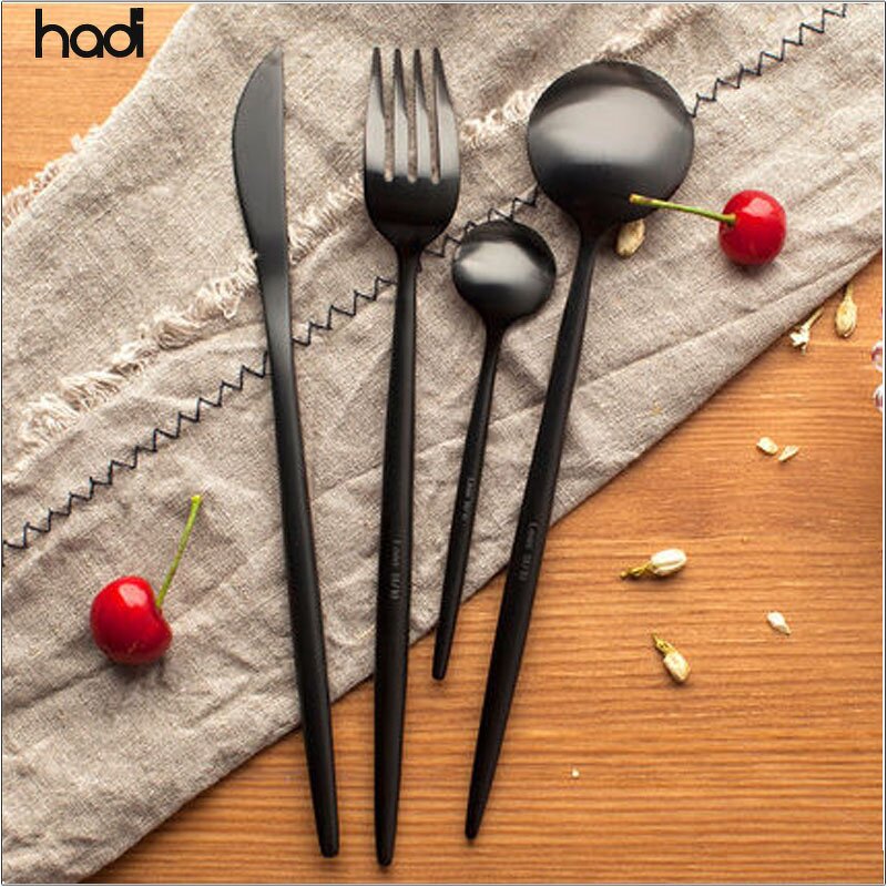 Flatware Set Manufacturer - Modern 304 Stainless Steel Silver Dinnerware