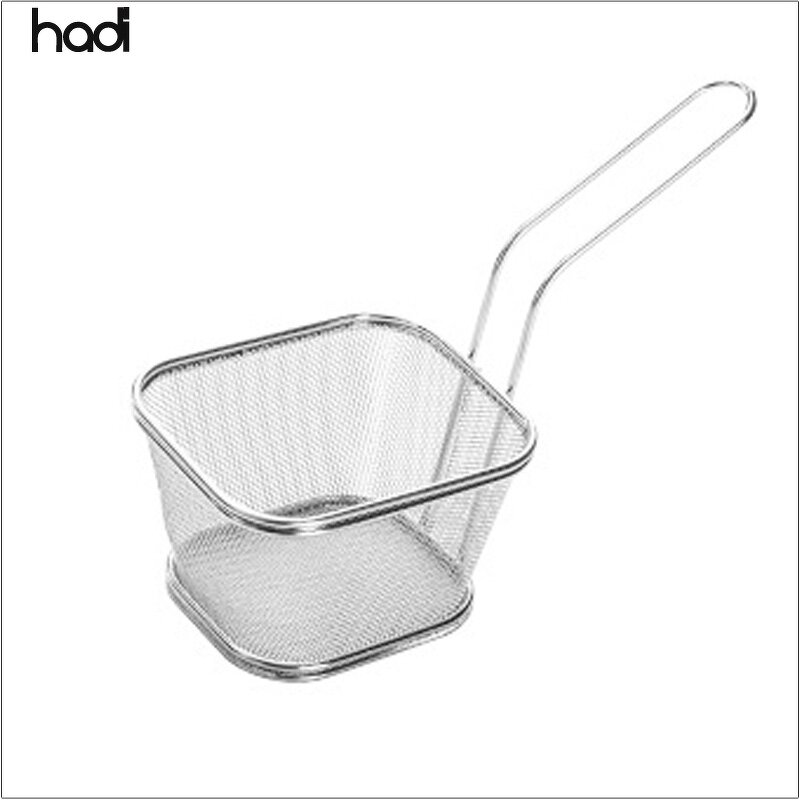 French Fries Basket Manufacturer - Cheap Mini Stainless Steel Serving Basket