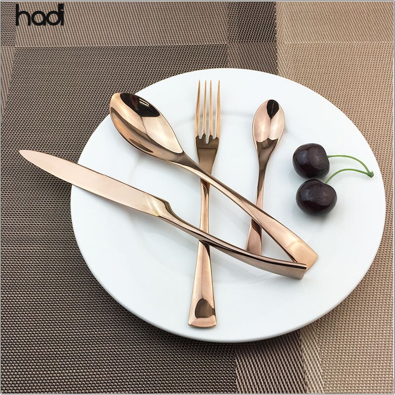 Flatware Set Manufacturer - Modern 304 Stainless Steel Silver Dinnerware