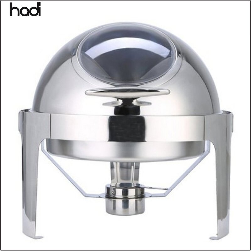 Chafing Dish Manufacturer - Hotel Restaurant Round Gold Food Warmer