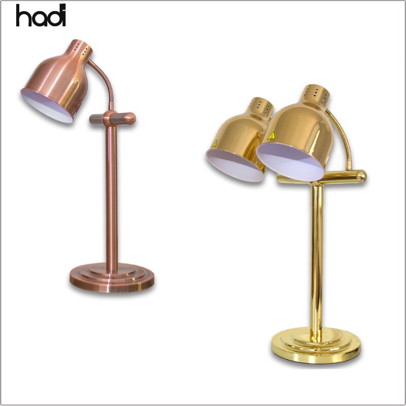 Food Warmer Lamp Manufacturer - 250W Luxury Stand Heater Silver Lamp