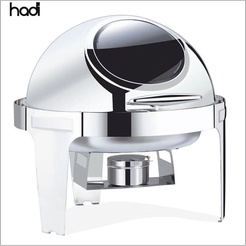 Chafing Dish Manufacturer - Wholesale Wedding Round Steel Gold Color