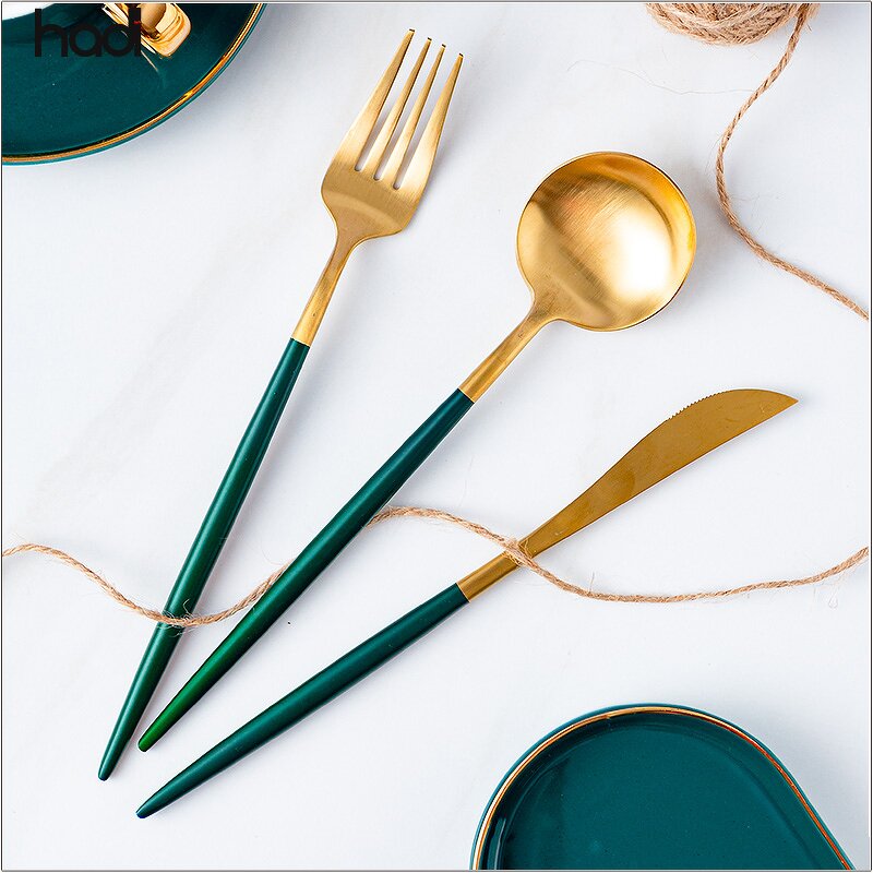 Flatware Set Manufacturer - 2025 High Quality 304 Gold Cutlery Set