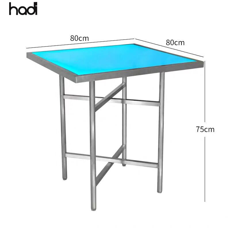 Banquet Table Manufacturer - China Stainless Steel Round Pattern Acrylic