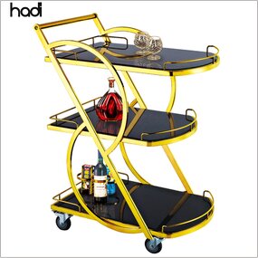 Room Service Trolley Manufacturer - Top Grade 3-Tier Stainless Steel