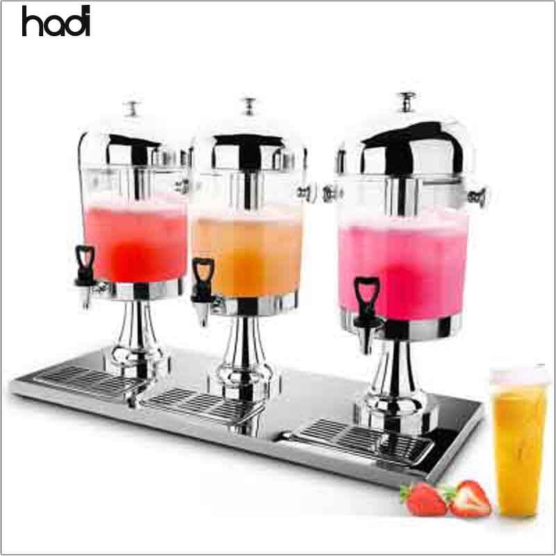 Juice Dispenser Manufacturer - Triple Commercial Fruit Juice Dispenser
