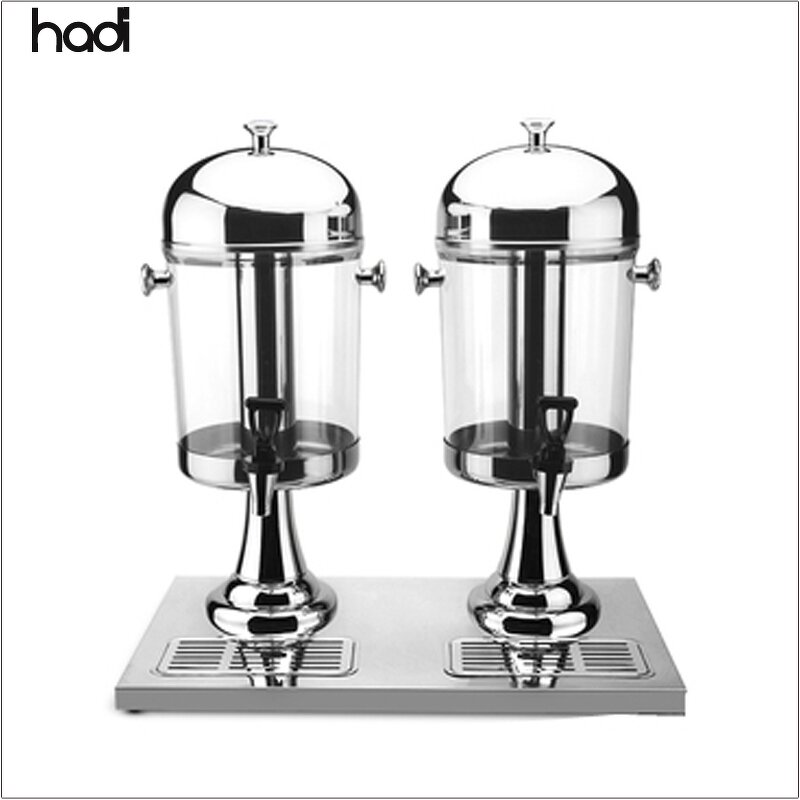 Beverage Dispenser Manufacturer - Golden Double Tanks Hot Cold Acrylic