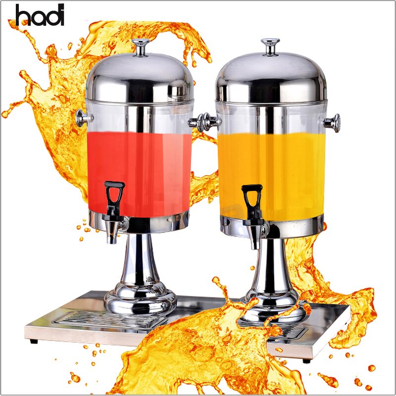 Beverage Dispenser Manufacturer - Luxury Golden Carbonated 2 Tanks Hot Cold