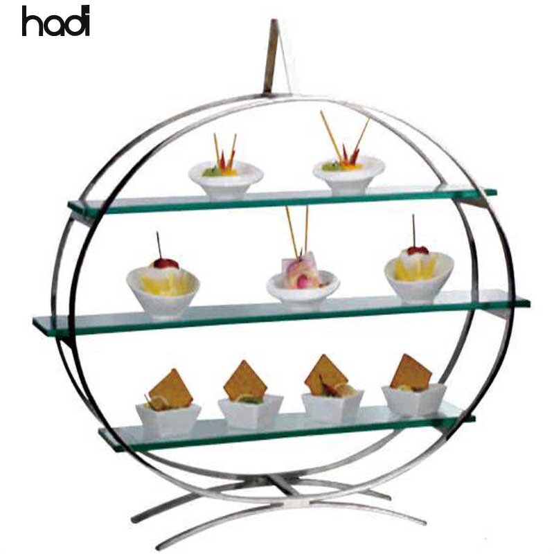 Cake Stand Manufacturer - Wholesale Fancy Hammered 3 Tier Dessert Stand