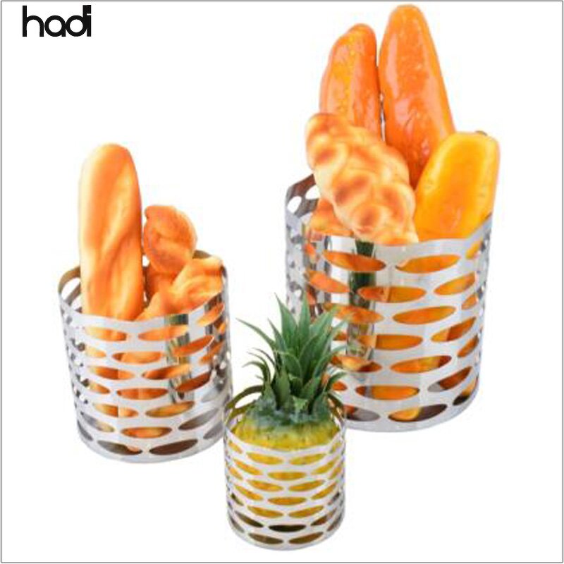 Bread Basket Manufacturer - Modern 2 Tier Rattan Bread Basket Wholesale