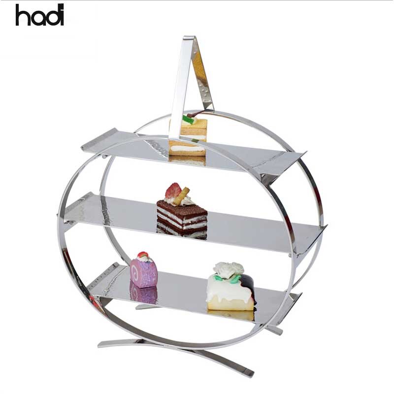 Cake Stand Manufacturer - Wholesale Fancy Hammered 3 Tier Dessert Stand