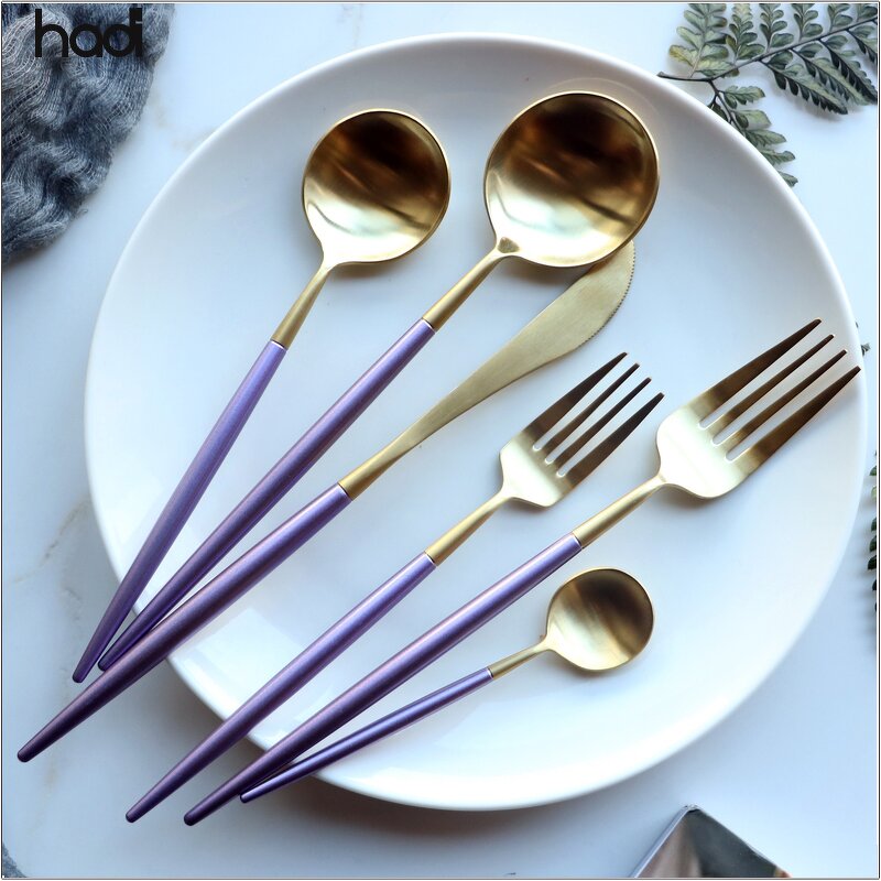 Flatware Set Manufacturer - High Quality Iridescent Stainless Steel