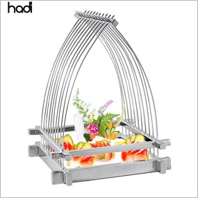 Dessert Display Stand Manufacturer - Fancy Stainless Steel Bird Cage