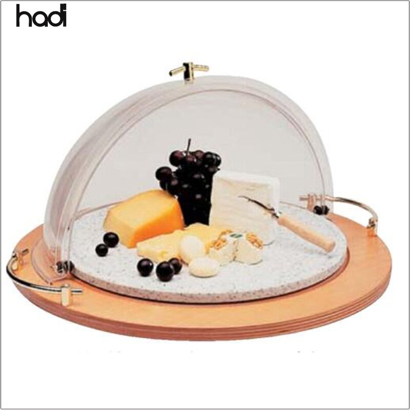 Bread Basket Manufacturer - High Quality Large Round Wooden Serving
