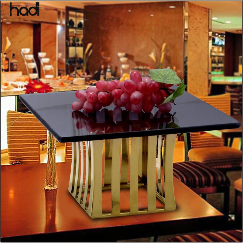 Display Rack Manufacturer - Antique square Acrylic Dessert Stand with Light