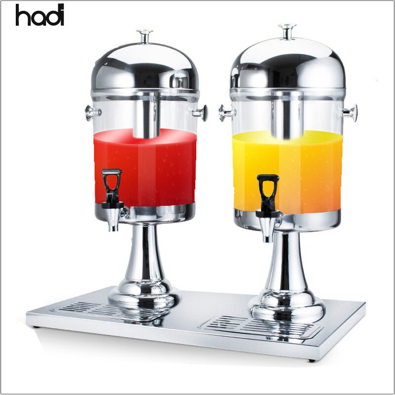 Beverage Dispenser Manufacturer - Golden Double Tanks Hot Cold Acrylic