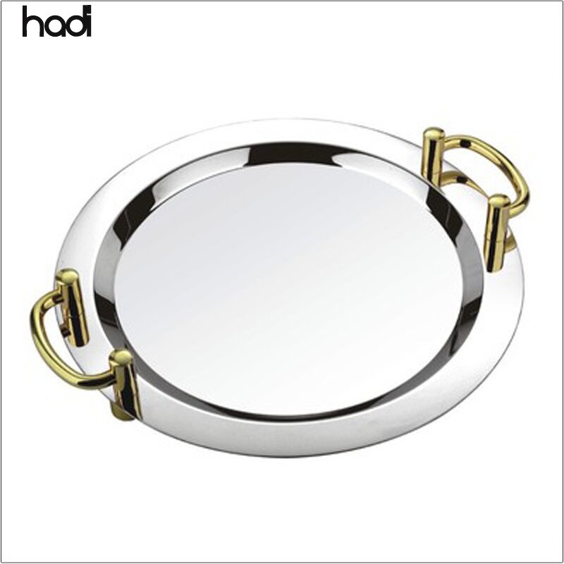 Serving Plate Manufacturer - Wholesale Arab Mirror Metal Plates Tray
