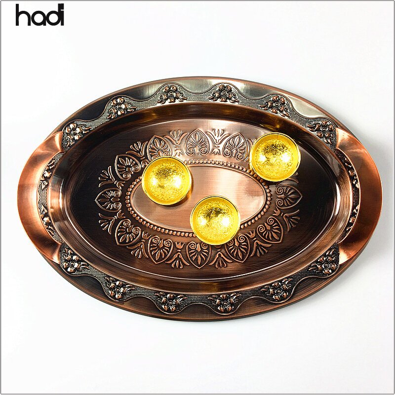Serving Tray Manufacturer - Wholesale Copper Rose Gold Elegant Tray