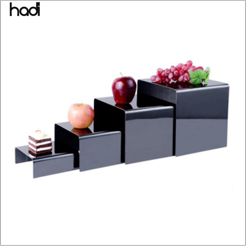 Sushi Stand Manufacturer - Dubai Modern Black Stainless Steel Elevation