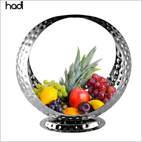 Fruit Basket Manufacturer - Stainless Steel Buffet Wedding Silver Bowl