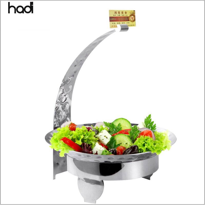 Salad Fruit Bowl Manufacturer - Wholesale German Silver Plated Hammered