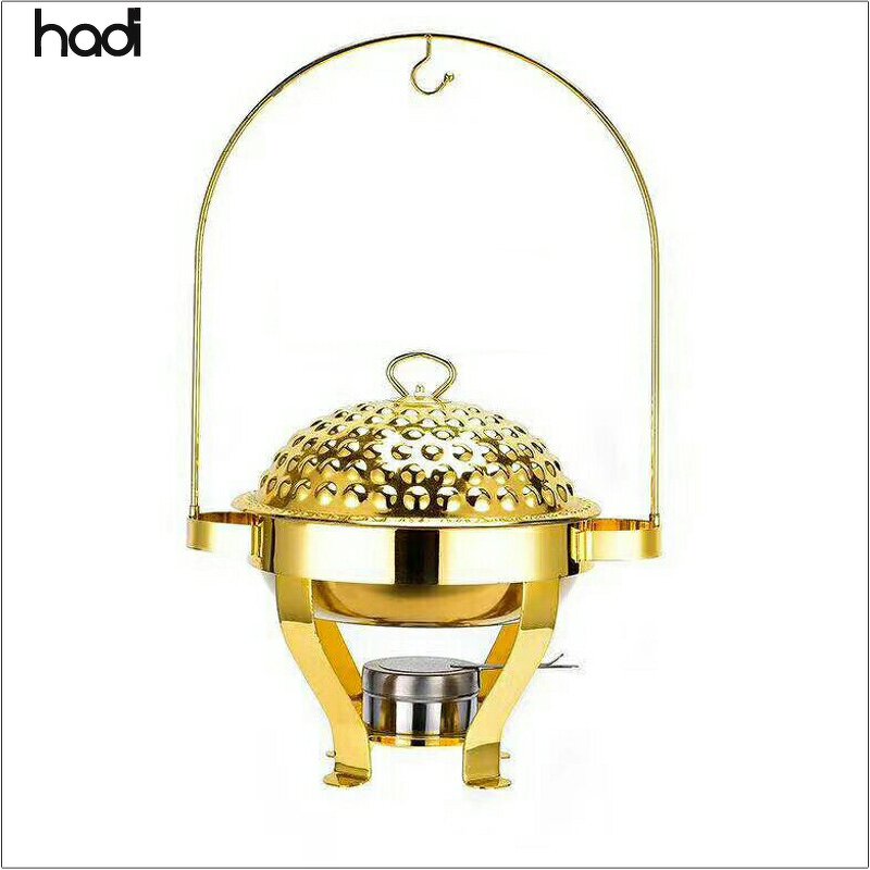 Chafing Dish Manufacturer - Arabic Deluxe Golden Table Food Warmer