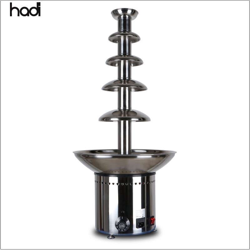 Chocolate Fountain Manufacturer - Luxury 4 Tier Stainless Steel Fountain