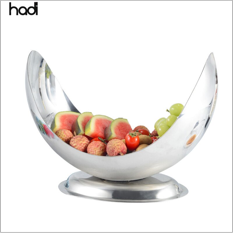 Salad Fruit Bowl Manufacturer - Wholesale German Silver Plated Hammered