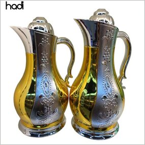 Arabic Coffee Pot Manufacturer - Luxury Glass Dallah 304 Stainless Steel