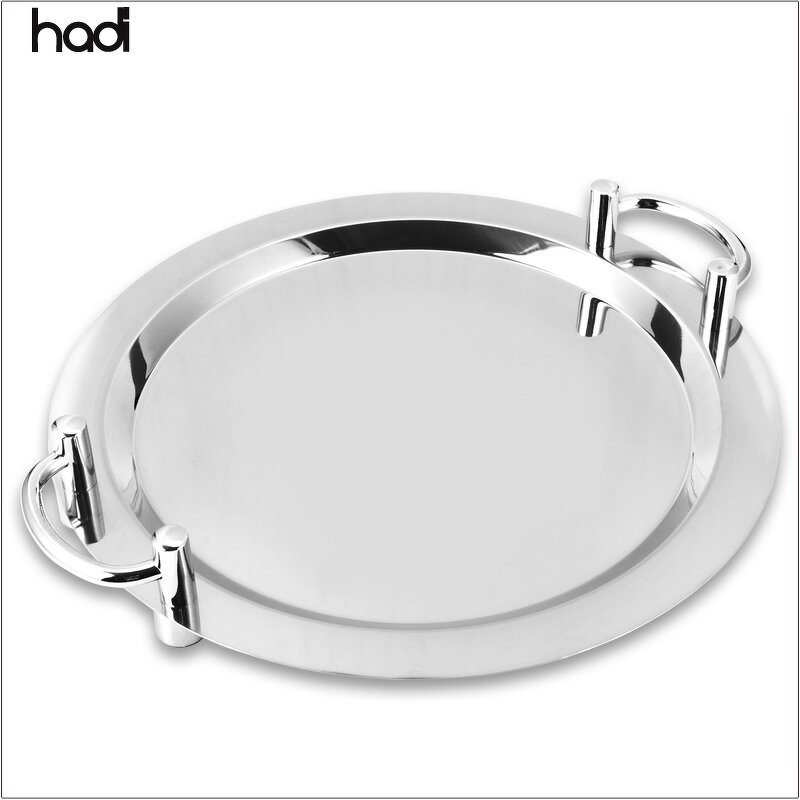 Serving Plate Manufacturer - Wholesale Arab Mirror Metal Plates Tray