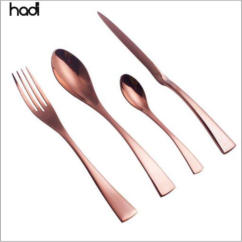 Flatware Set Manufacturer - Luxury Gold Buffet Utensils Fork Spoon Knife