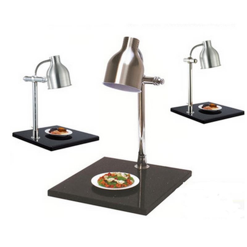 Food Warmer Lamp Manufacturer - Stainless Steel 4 Tanks Station Heat Lamp