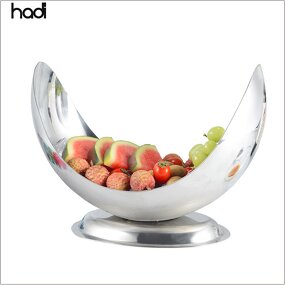 Fruit Bowl Manufacturer - Mirror Polish Hammered Luxury Plated Bowl