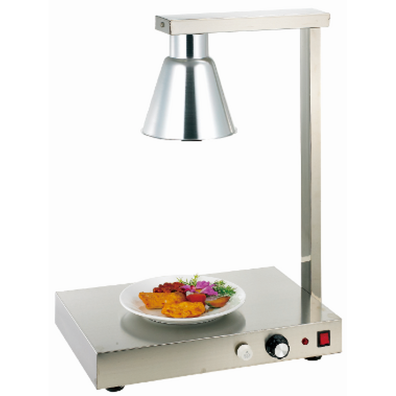 Food Warmer Lamp Manufacturer - Stainless Steel 4 Tanks Station Heat Lamp