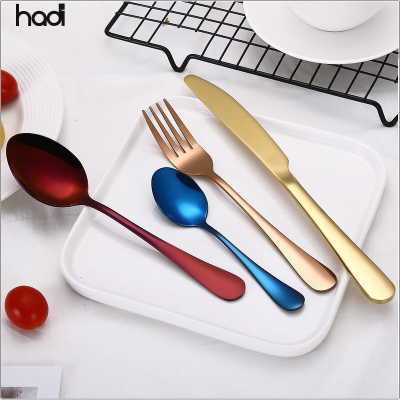 Flatware Set Manufacturer - High Quality Iridescent Stainless Steel