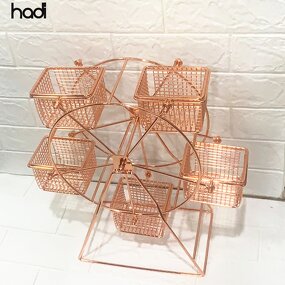 French Fries Basket Manufacturer - Wholesale Rose Gold Sky Wheel Rotate