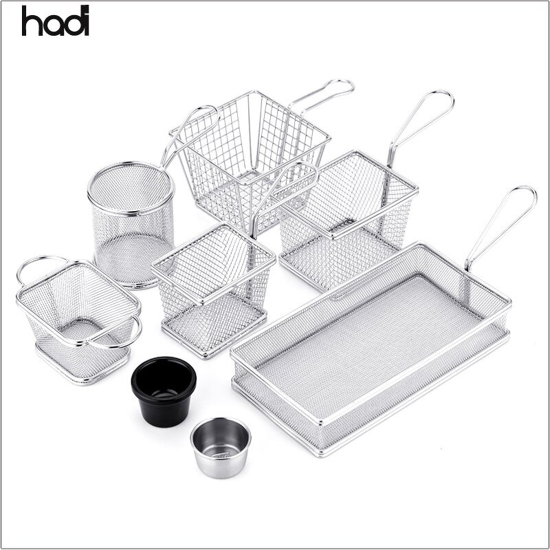 French Fries Basket Manufacturer - Wholesale Cheap Steel Serving Basket