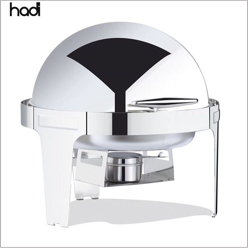 Chafing Dish Manufacturer - Hotel Restaurant Round Gold Food Warmer