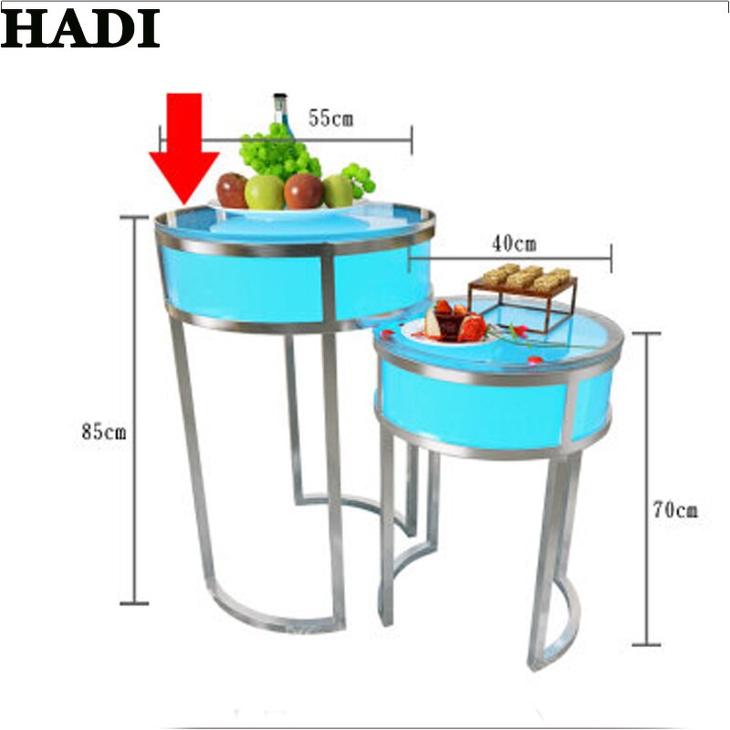 Buffet Counter Table Manufacturer - HADI Customised Acrylic Modern Design