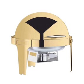 Chafing Dish Manufacturer - Guangzhou Gold Alcohol Stove Round Dish