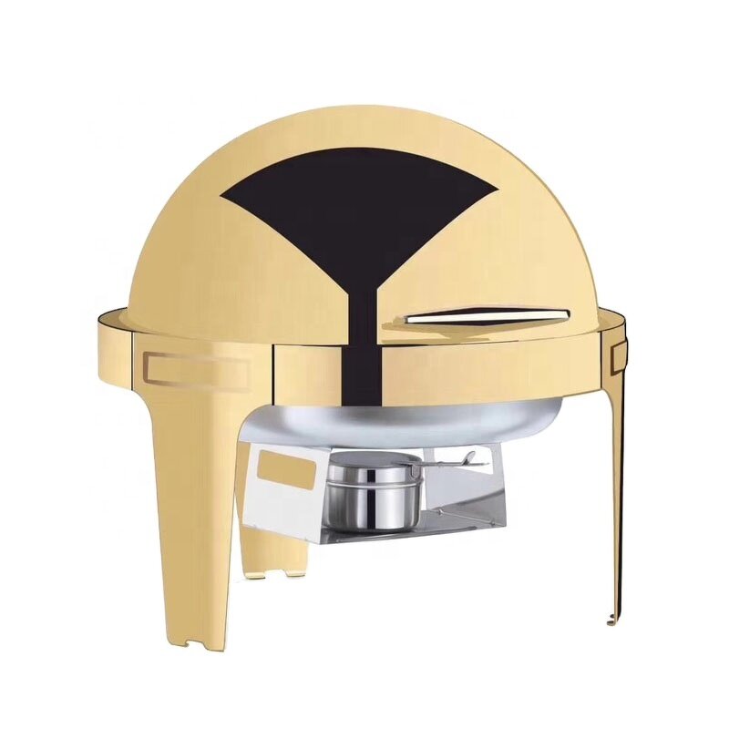 Chafing Dish Manufacturer - Guangzhou Gold Alcohol Stove Round Dish